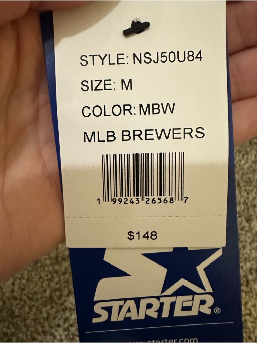 Milwaukee Brewers Women’s Starter Bomber Jacket NWT - Picture 4 of 5